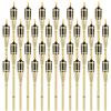 YRHome 36 fiaccole da giardino in bambù per esterni, torcia da giardino, fiaccola, fiaccole a olio, altezza 90 cm, con stoppino, olio per lampada, ricaricabile, decorazione da giardino