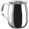 PEZZETTI, Lattiera in Acciaio Inox, Bricco Latte in Acciaio, Senza Coperchio, 130ml, 2 Tazze