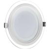 Generic Pannello led in vetro faretto incasso cartongesso rotondo con molle 6w 9w 12w 18w 3in1 da 3000k a 6400k ultra luminosi (18)
