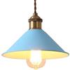 CHUNGYANG Lampade A Sospensione in Metallo,Lampadario Piccolo Colorato Macaron Industriale Vintage,Lampada A Sospensione Semplice da Soffitto E27 Ad Altezza Regolabile,Lanterna Decorativa Artigianale