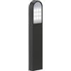 TAO LUCE POLO Doubleside, Faro LED da Esterno con Doppia Emissione Luminosa, Finitura Antracite, Design Minimalista e Ultra-Sottile, 12W, 1200 Lumen, IP66, Altezza 56,5 cm