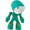 CIYODO Lampada da Notte a Batteria a Forma di Robot Luce Calda Notturna, Testa Girevole e Sfarfallio Visibile, Lampada da Comodino per Cameretta Ragazzo Ragazza, Regalo per Camera