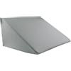 beties BasicSoft, federa per cuscino a cuneo, ca. 62 x 49 x 30 cm, 100% cotone, in jersey, colore argento/grigio