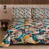 PETTI Artigiani Italiani Trapunta Invernale Singola 170 × 260 cm, Space | Microfibra Double Face con Stampa Digitale, 300 g/m², Made in Italy