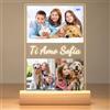 Jkolalin Cornice Personalizzata con Fotos, Lampada Personalizzata con Foto, Regalo Compleanno Bambini Amica Sorella, Regali Personalizzati per Bambini Neonati Amica Sorella