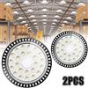 WZTO 2Pcs 100W LED UFO 10000LM, WZTO Proiettore Faretto LED Lampadario Lampada Interni Industriale LED Luce Bianca 6000K, Impermeabile IP65 Fari Potente Risparmio Energetico Faretto per Officine Fabbrica