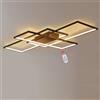Wandun Moderna LED Plafoniera Design creativo piazza Lampada da soffitto Illuminazione interna per Soggiorno Camera da letto Sala da pranzo Ufficio sala Alberghi Faretti