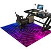 Tkuhknag Tappeto per Sedia Ufficio Gaming Tappetino per Pavimenti 90 x 120 cm Tappetini per Sedia da Ufficio per Pavimenti Antiscivolo Protettivo Rettangolare Tappetino di Protezione per Pavimento