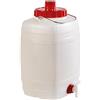 La zappa Bidone per alimenti Demetra in polietilene atossico con rubinetto, coperchio e sfiato (15 Lt. - 42 x 26 x h.23 cm (lxpxh))
