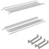 AERREGI SCOLAPIATTI COLAPIATTI A INCASSO GRIGIO METALLIZZATO LUNGHEZZA 76cm PER PENSILI DA 80cm SCOLAPIATTI IN METALLO DI ALTA QUALITA' COMPLETO DI STAFFE DI MONTAGGIO