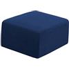 AQIGR Copri Pouf Elasticizzato 45 x 45/60x60/80x80/90x90 Copertura Dell'Ottomano Rimovibile Fodera per poggiapiedi Copri Pedaliera per Soggiorno (Color : #13, Size : XL)