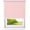 Time4Blinds Tenda a rullo a sospensione libera, montaggio a parete o soffitto, di grandi dimensioni, fi 32, supporto in acciaio, semi-oscurante, colore Rosa, 800x3000mm