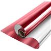 MOCNT Pellicola Oscurante per Vetri Pellicola Specchio Unidirezionale Pellicola Privacy Adesivo per Protezione Solare Pellicola Riflettente Finestre Rosso 90cmX400cm