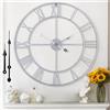 Mee 2ou Orologio Da Parete Moderno E Vintage, Orologio Da Parete Grande Silenzioso Senza Ticchettio, Disponibile In 40 cm, 47 cm, 60 cm, 80 cm, 100 cm, Ideale Per Soggiorno, Cucina, Ufficio