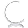 damastoreitalia Lampada da tavolo moderna a led abat jour da comodino a forma di mezzaluna 9 watt (Luce naturale 4000K)