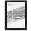 Clamaro 'COLLAGE' Cornice 30x44 fatto a mano | Nero Opaco | moderna cornice rettangolare in MDF con vetro acrilico, pannello posteriore e gancio (in formato orizzontale e verticale)