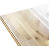 KARAT Tovaglia trasparente per tavolo con bordo dritto, compatibile con contatto alimentare, pellicola protettiva impermeabile, protezione da tavolo antiallergica cristallo 1,6mm di spessore 50x170cm