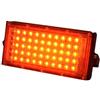 NGBFF Fari da esterno, luci esterne, Proiettore A LED Da 50 W Rosso/Verde/Blu/Bianco Faretto Da Esterno For Lampada Da Parete For Esterni Impermeabile,per porta d'ingresso, cortile, strade(Rot)