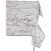 Casatessile Tovaglia plastificata Italiana Effetto Marmo Tela Cerata, Antimacchia, Impermeabile - Grigio Scuro, 6 posti 140x180 cm.