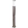 Lindby Lampioncino da Giardino Paletto Luminoso Segnapassi Acciaio Inox Esterno 90 cm, E27 Illuminazione Aiuole Sentieri Cortile Luci Led