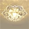 YYingYYue LED Moderna Plafoniera A Forma di Fiore in Cristallo Illuminazione Interna Nordic Mini Lampada da Soffitto Decorazione Domestica Lampadario Rotondo per Corridoio Soggiorno Camera da Letto