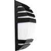 EDO ZOFIN lampada da parete per esterni, lampada da parete in alluminio nero, E27,max. 40 W, lampada per esterni, lampada da giardino impermeabile IP44, lampada da ingresso per lampadine LED EDO777354