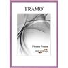 FRAMO Cornice foto 42 x 60 cm in legno massello | vecchio-Rosa lucido | Colore/dimensione selezionabile | cornici per manifesti | Puzzle | Poster | N°124