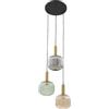 Lindby Lampada a sospensione dimmerabile (Vintage) colore Multicolore, in Vetro ad es. Soggiorno & Sala da pranzo lampada soffitto plafoniera illuminazione