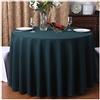 CIEEIN CIEHT Poliestere Tovaglia Rotonda Diametro 160cm-320cm Hotel Ristoranti Eventi Matrimonio Feste Copritavolo Resistente Verde Scuro Diametro 180 cm