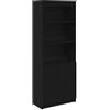 vidaXL Credenza Rovere Nero 70x35x180 cm in Legno Multistrato, Mobile, mobiletto Laterale, mobiletto portaoggetti Alto, mobiletto portaoggetti