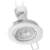 ledscom.de Faretto da incasso a soffitto FERE Cornice da incasso bianca orientabile GU10 PAR16 LED 5,558W= 5,558W 535lm bianco
