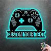 TATLETATLE Personalizzato Gamer Metal Sign Wall Art Lamp LED Game Neon Sign Night Lights Nome personalizzato Home Decor Gamer Sign per Teen Boys Game Room Decor Camera da letto Decorazione da parete (Modello 10)
