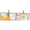 SHENGSHIYU Monitor Pubblicitario Negozio,Orientabile & Inclinabile,modalità Display Versatile,Ultrapiatto,Tabellone Luminoso per Menu con Retroilluminato,Strumento Attrazione Clienti 2pcs-600 * 800mm