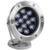 Generic Faretto LED a Fascio Luminoso per Piscina, luci sommergibili rotanti subacquee, proiettore da 12 V (Colore: Blu, Dimensioni: 12 W (12