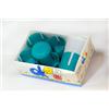 N/D Sottobicchieri Reggibicchieri in Plastica Set 6 Pezzi Porta Bicchieri Antivento Anticaduta (Verde)