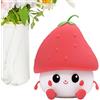 Liqzirtu Lampada notturna a di fragola: lampada intelligente regolabile | Lampada notturna con piacevole silicone, tocco portatile, ricaricabile, per i bambini della camera da letto