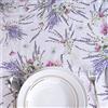Manifattura Tessile Tovaglia Antimacchia Cotone Resinato Liquidproof per Uso Interno ed Esterno (Lavanda, Ovale x12 270)