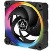 ARCTIC BioniX P120 A-RGB - 120 mm Ventola PC da Gioco a Pressione Statica con A-RGB, PWM, Dissipatore, Cuscinetto Dinamico Fluido, 400-2300 RPM - Nero
