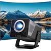 LYNCAST [2000 ANSI/Assistente Vocale IA/1080P Nativo] Videoproiettore Intelligente X7 con Android 14, Smart Video Proiettore con IA Auto Focus/Keystone Proiettore con WiFi6 e Bluetooth5.4, Display 200