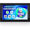 CAMECHO [6+128G 8-Core] Android 15 Autoradio per VW Golf 4 Polo T5 Passat Skoda Peugeot 307 Ford, DSP Wireless Carplay, 7 Bluetooth Stereo Auto GPS WiFi FM/RDS Mirrorlink+Mic+Telecamera Posteriore