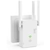 Aenxwa Ripetitore WiFi Potente per Casa 1200Mbps Amplificatore WiFi, 2025 più Recente Extender 5GHz e 2.4GHz Dual Band, Configurazione Facile, Spina UE