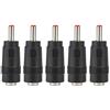 SALALIS 5PCS DC Jack 5 adattatore connettore 1 35 5 X 2 3.5 x 1.35 dc splitter 1 Mm Filettatura Femmina a 3,5 X 1,35 Mm Filettatura Maschio Convertitore Adattatore per Adapter