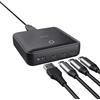 Trust Maxo 100W Multipresa USB C, Caricatore USB-C x3 USB-A x1, Caricatore USB Multiplo, Cavo di Alimentazione 1,5 m, Hub Stazione di Ricarica USB Multipla per iPhone Samsung Galaxy Tablet Laptop