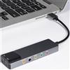 GOWENIC Scheda Audio USB 7.1, Scheda Audio Esterna USB con SPDIF, Uscita 7.1/5.1/stereo, Ingressi AUX/linea/microfono da 3,5 Mm, per PC Portatile