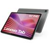 Lenovo Tab - Tablet 10.1 WUXGA (MediaTek Helio G85, 4 GB RAM, 128 GB, 60 Hz, 2 altoparlanti, Wi-Fi 5, Bluetooth 5.3, Android 14) Luna Grey, include custodia trasparente con supporto integrato