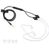 Socobeta Auricolare con microfono Air Sound Tube Auricolare con interruttore di modalità CTIA/OMTP compatibile con gli smartphone(Nero)