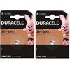Duracell 2X Duracell 389/390 SR1130 Con Ossido D'Argento (2 Blister Da 1 Batteria) 2 Pile