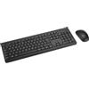 Kensington KM270 EQ Set Tastiera wireless ricaricabile full size e Mouse ambidestro silenzioso per PC e laptop, 2,4 GHz e BT 5.0 wireless, design a prova di fuoriuscita, QWERTY ISO, Nero K75560IT