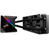Asus ROG RYUJIN 240 RGB AIO Liquid CPU Cooler 240 mm Radiatore 240 mm (doppia ventola Noctua Ippc PWM a 4 pin da 120 mm) con pannello OLED Livedash e controlli Fanxpert