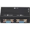 Dioche Splitter VGA 1 In 2 Out 250Mhz Usb Alimentato 1920X1440 1080P Splitter Video per la Duplicazione dello Schermo